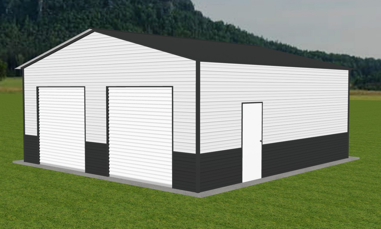 24’x25’x10’ 2 Car Garage