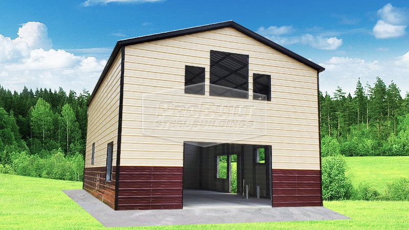 30x51 Vertical Roof Steel Garage