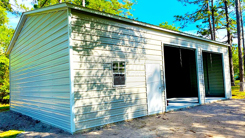 30x40 Vertical Roof Garage