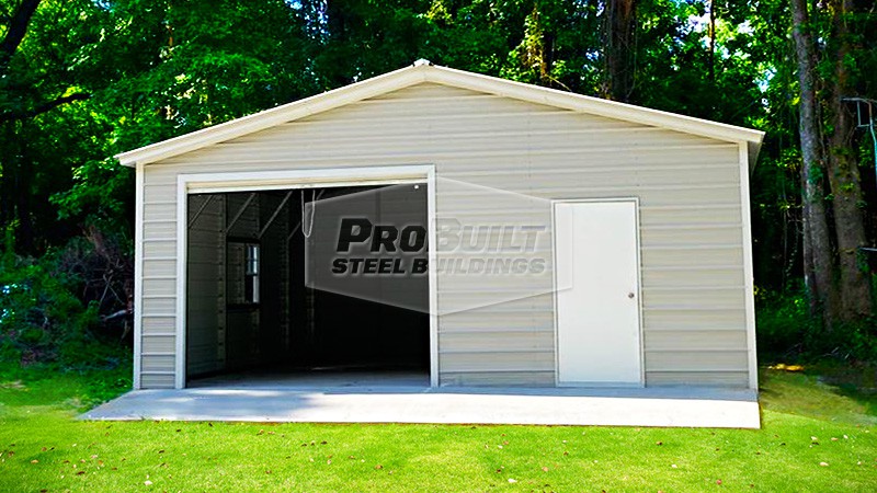 24x30 Boxed-Eave Roof Garage