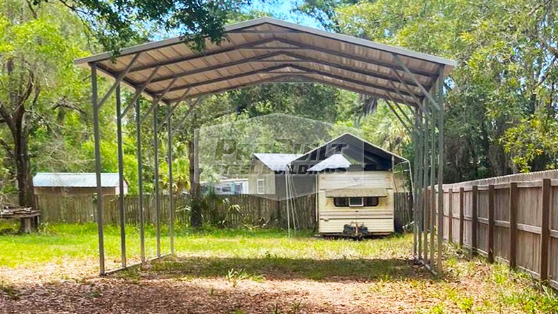 18x20 Boxed Eave Carport