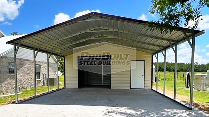 18x30 Boxed Eave Utility Carport