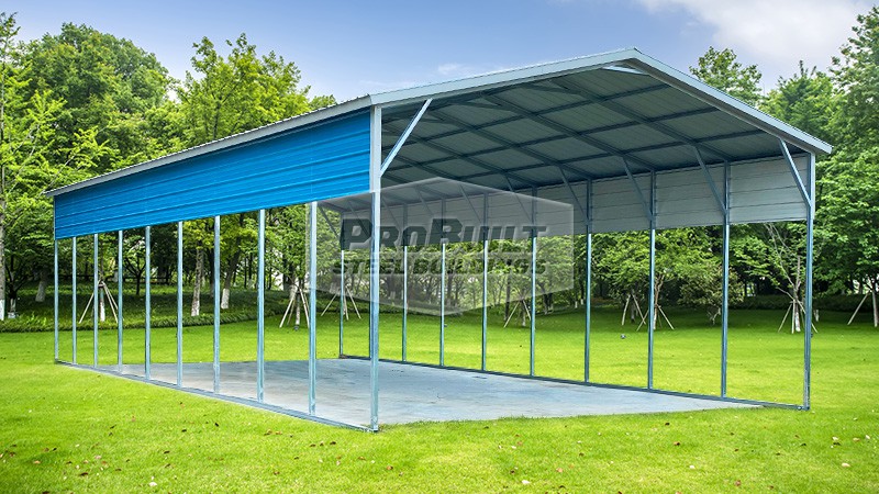 24x45 Vertical Roof Carport