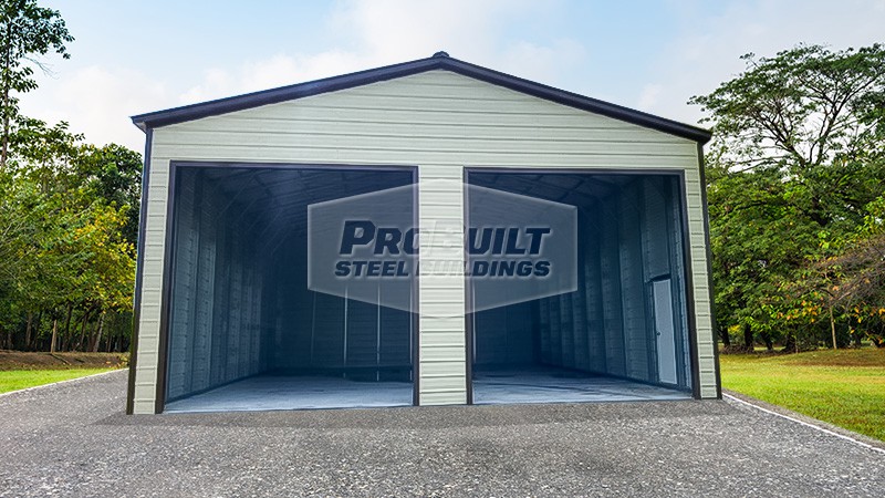 30x50 Vertical Metal Garage