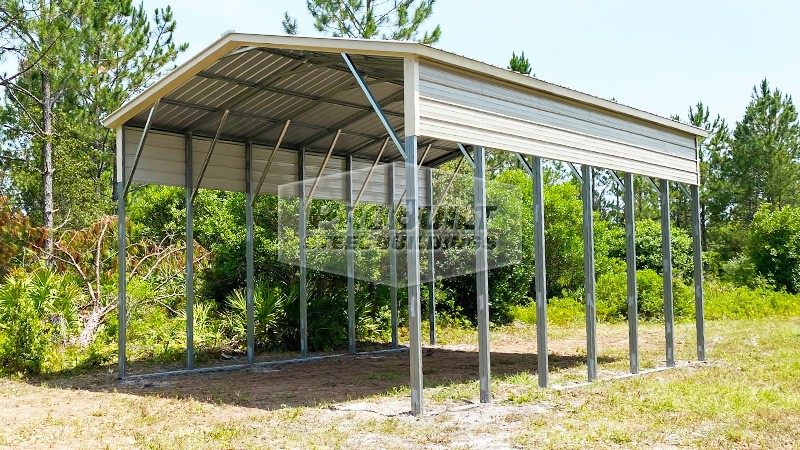 18x30 Vertical Roof Carport