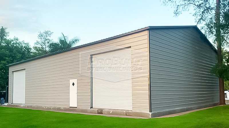 30x50 Side Entry Steel Garage