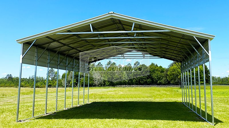 30x40 Vertical Roof Carport