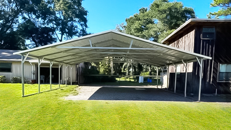 image for 30x25 Boxed Eave Roof Carport