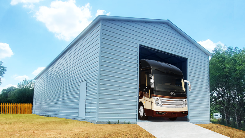 image for 26x80 Vertical Roof RV Garage