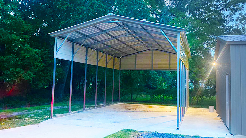 image for 22x30 Vertical Roof Carport