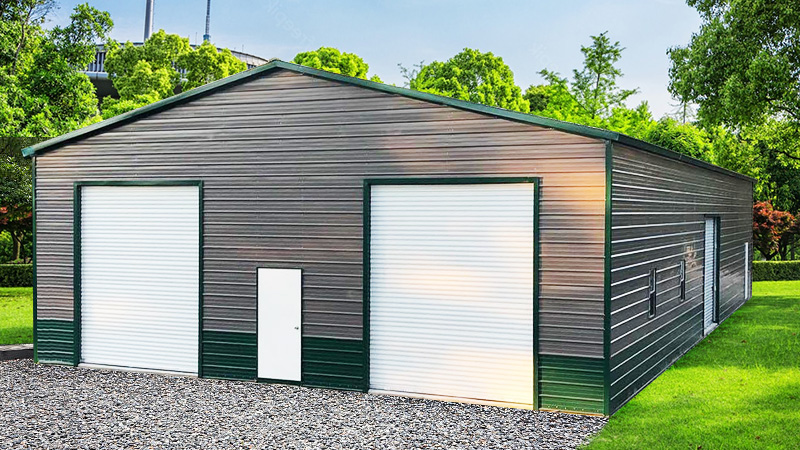40x60 Vertical Roof Garage