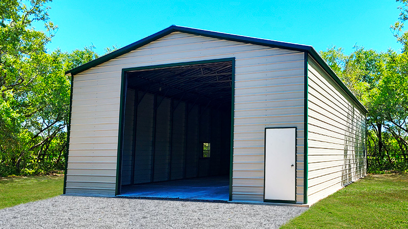 32x50 Vertical Roof Garage