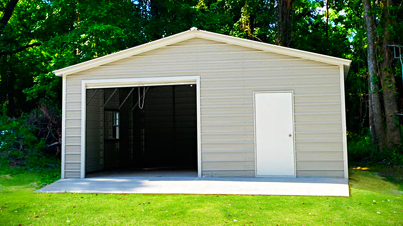 24x30 Boxed-Eave Roof Garage