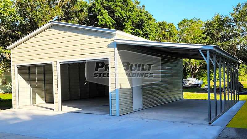 image for 32x40 Garage with Lean-to