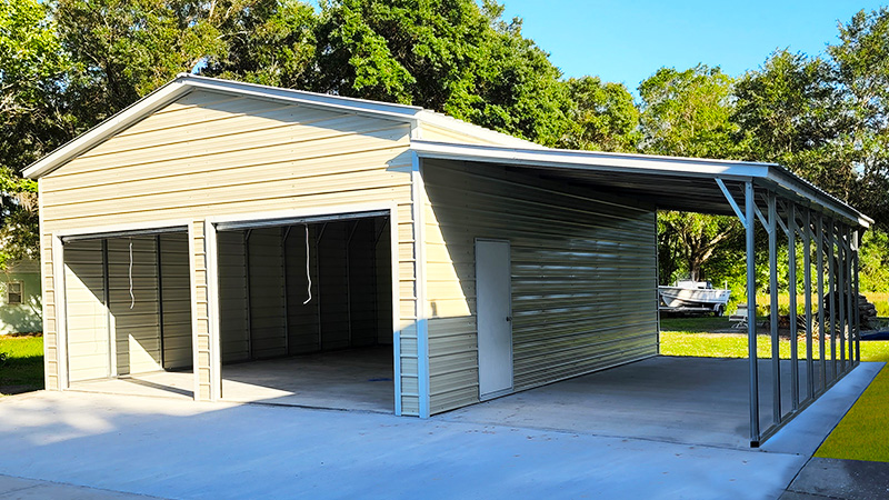 image for 32x40 Garage with Lean-to