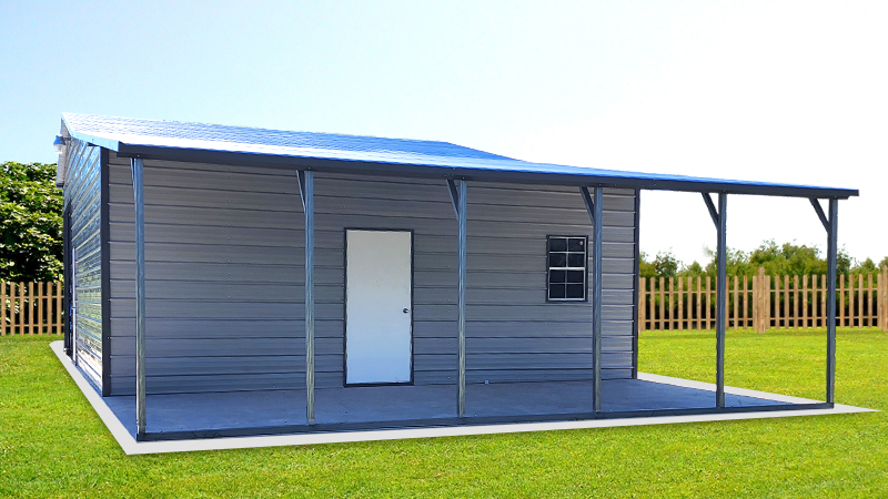 36x25 Boxed Eave Roof Garage