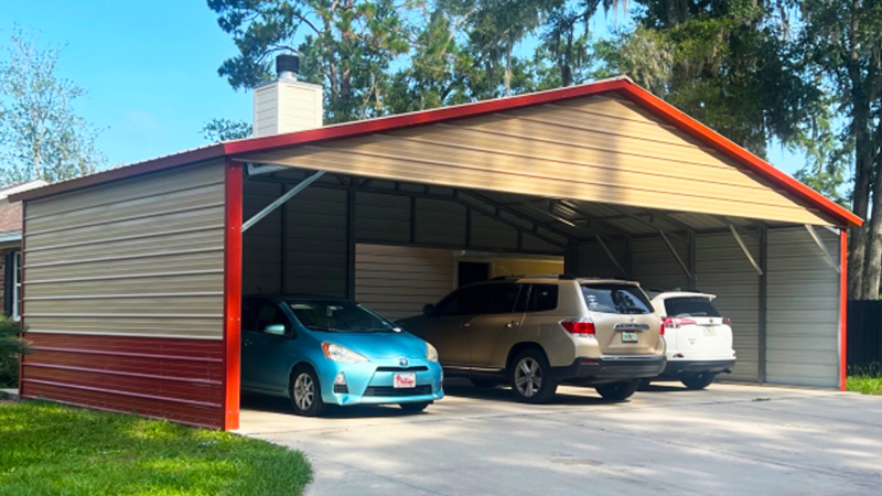 image for 40x20 Vertical Roof Carport