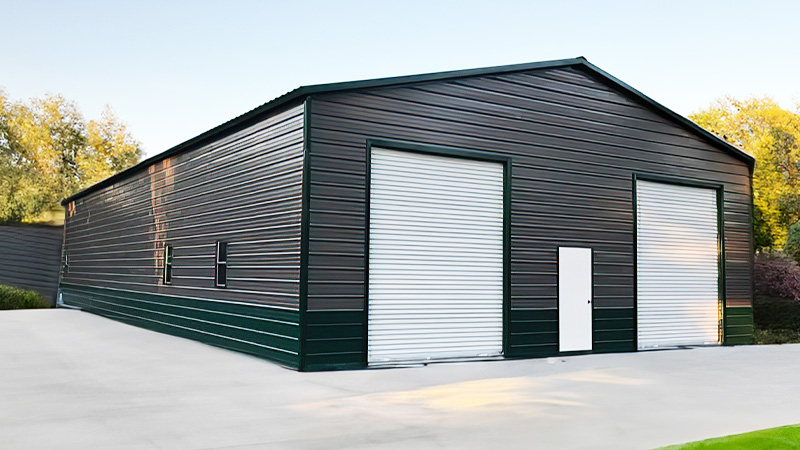 40x50 Vertical Roof Garage