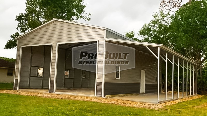 image for 42x50 Garage With Lean To