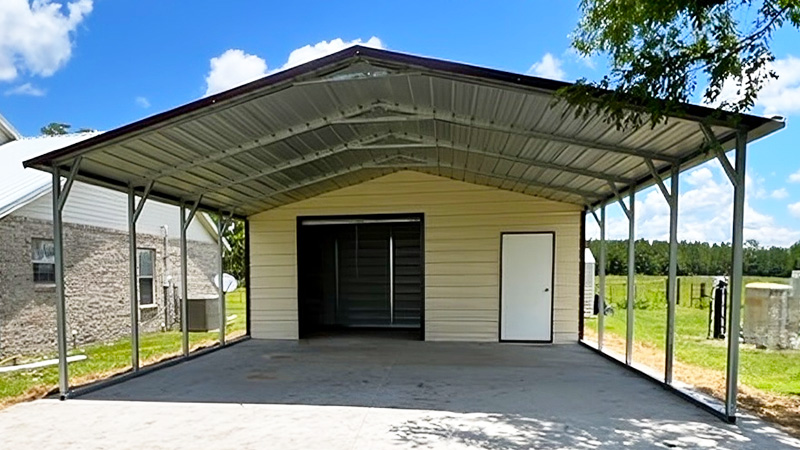 image for 18x30 Boxed Eave Utility Carport