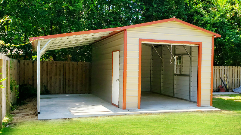 image for 24x20 Garage with Lean-to