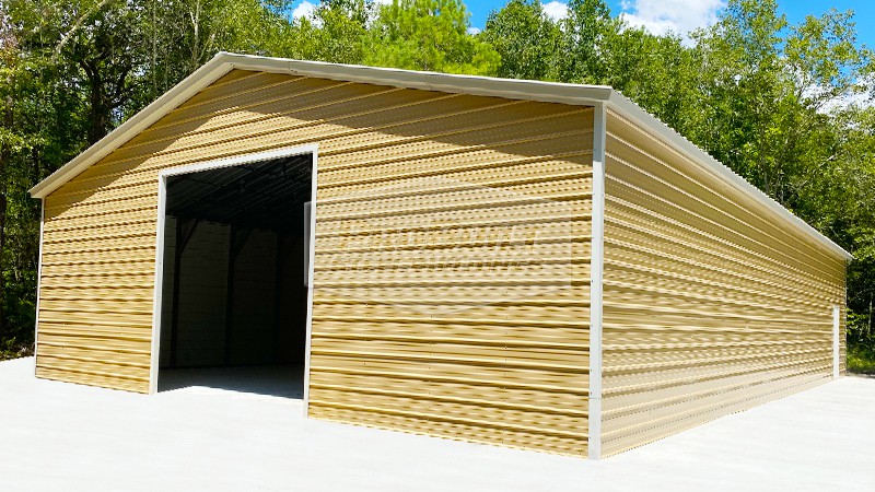 30x65 Vertical Steel Garage